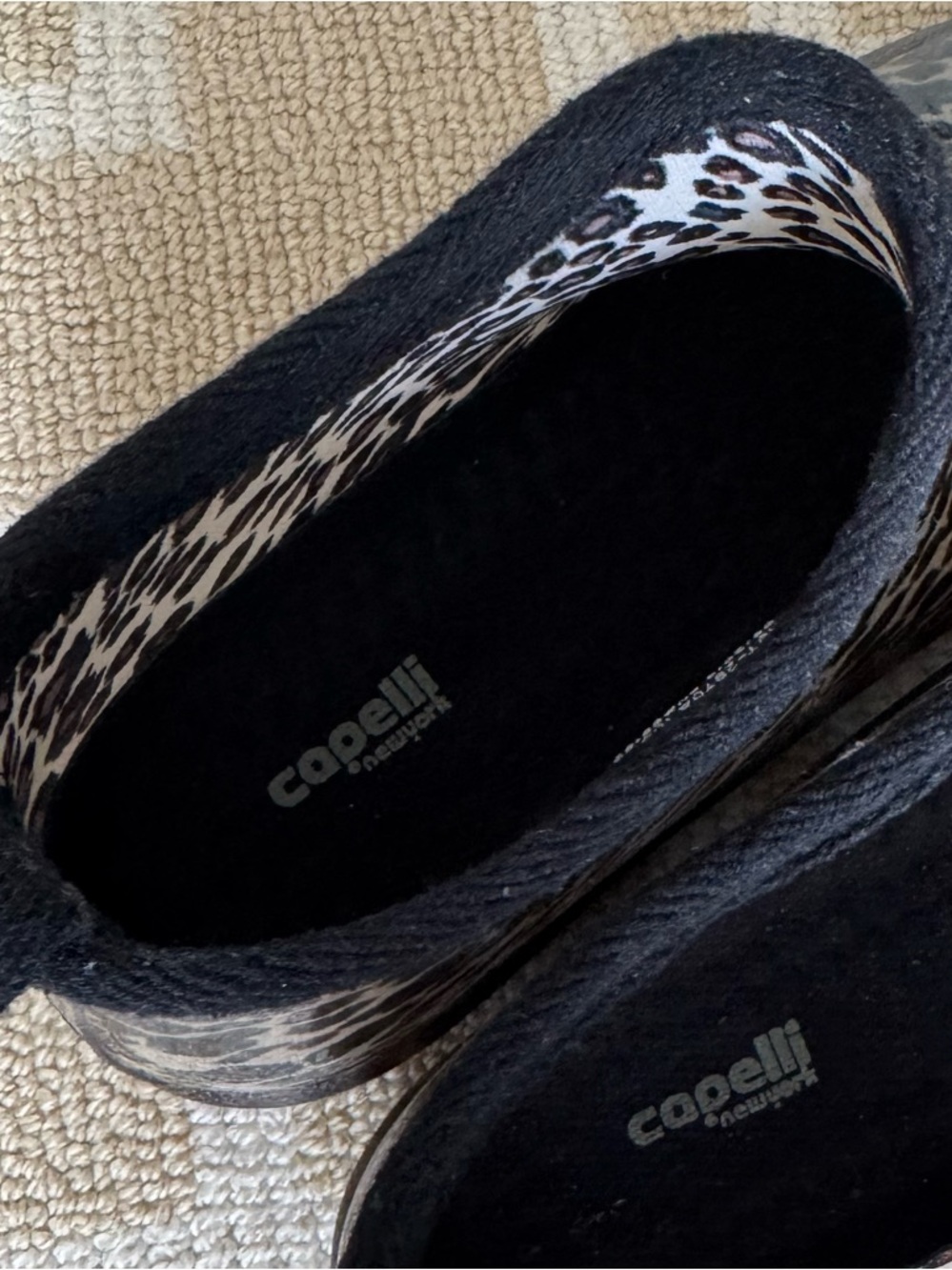 Capelli Leopard Print Rain Boots Ankle Waterproof Rubber Size 7 - Picture 11 of 12
